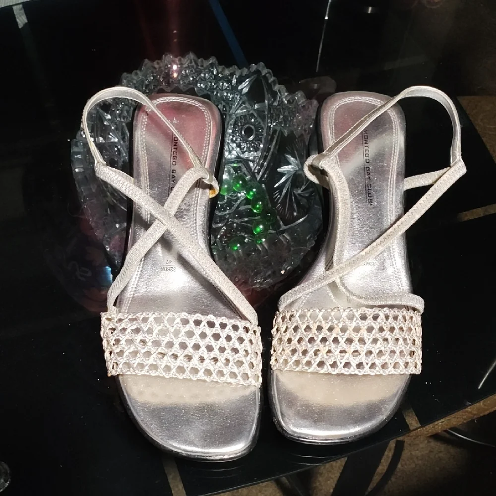 Elegant Silver Sandals